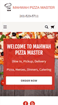 Mobile Screenshot of mahwahpizzamaster.com