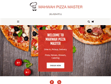 Tablet Screenshot of mahwahpizzamaster.com